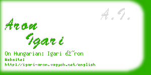 aron igari business card